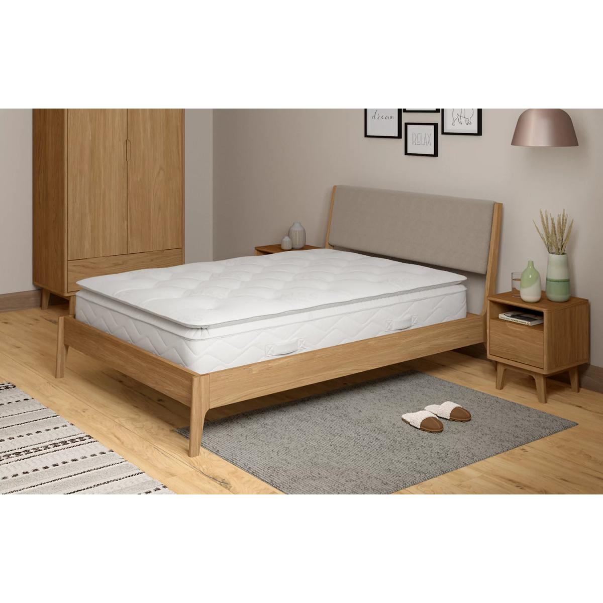 M&S 1050 Pocket Sprung Medium Pillowtop Mattress - 5FT - White, White – image 4