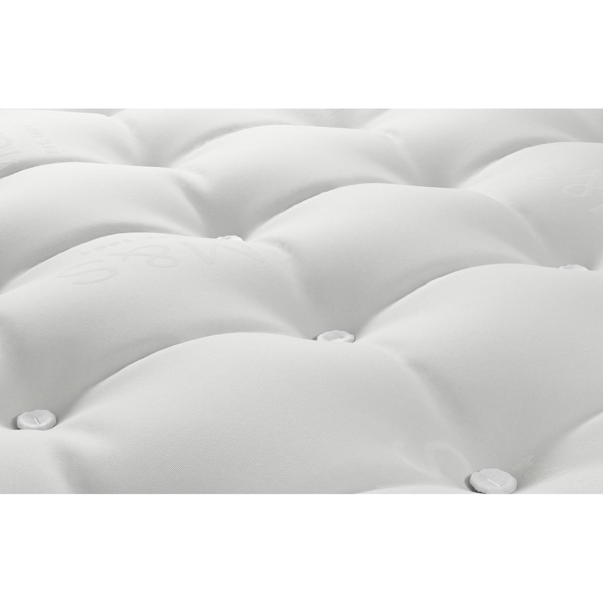 M&S Natural Wool 1000 Pocket Spring Firm Mattress - 4FT - White, White – image 4