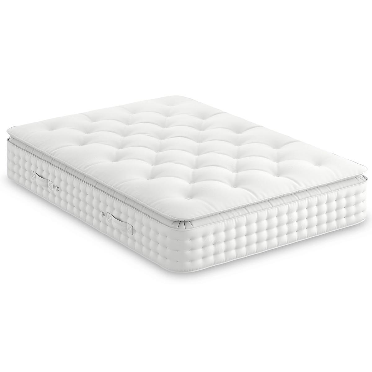 M&S Pillowtop Lambswool 1700 Pocket Sprung Medium Mattress - 3FT - White, White – image 2