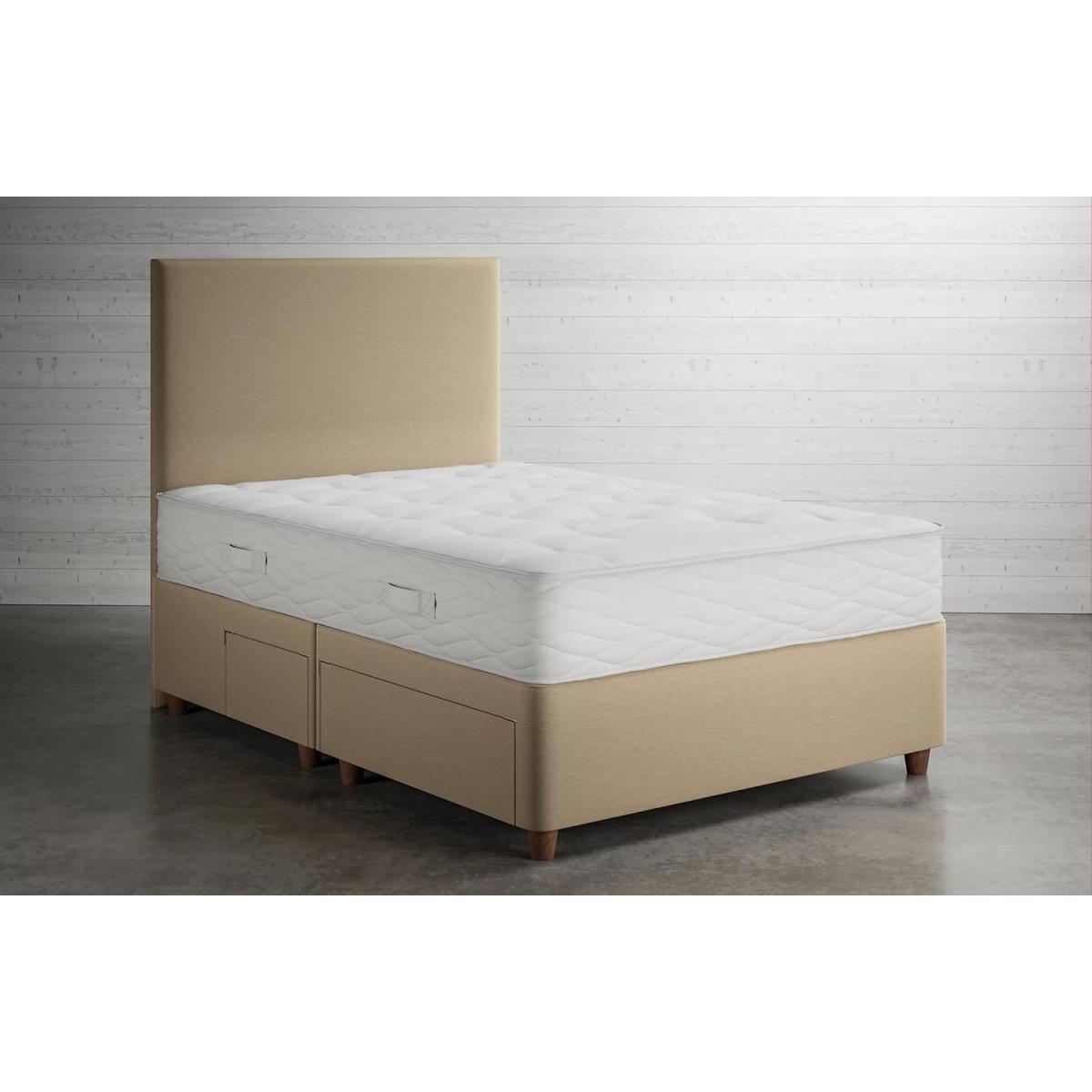 Ortho 1050 Pocket Spring Firm Mattress - 4FT6 - White, White – image 3