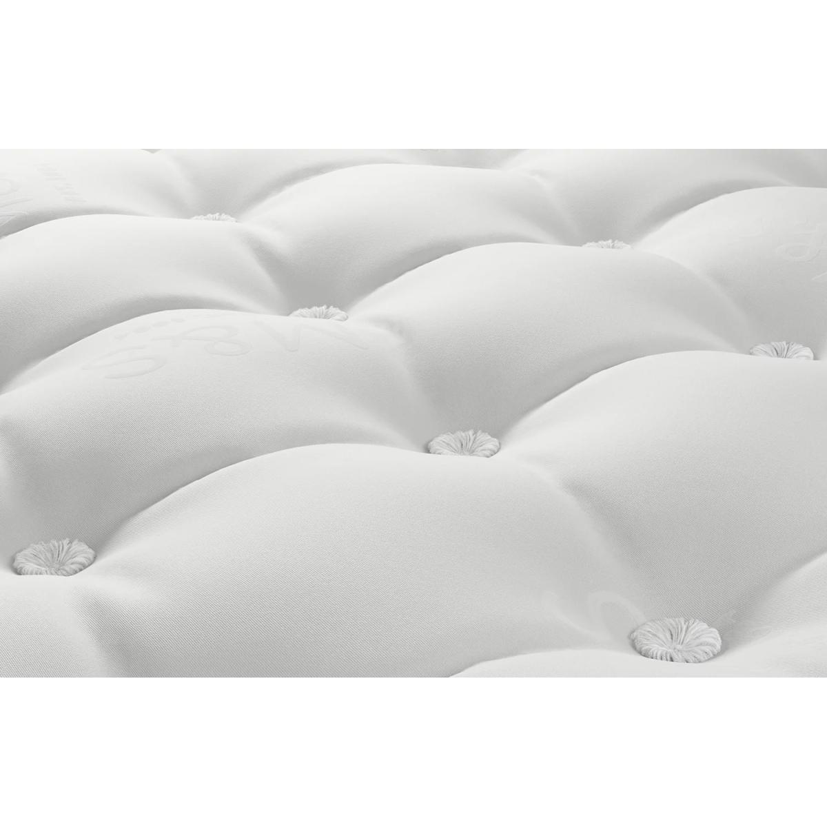 M&S Natural Wool 1500 Pocket Spring Firm Mattress - 4FT6 - White, White – image 4