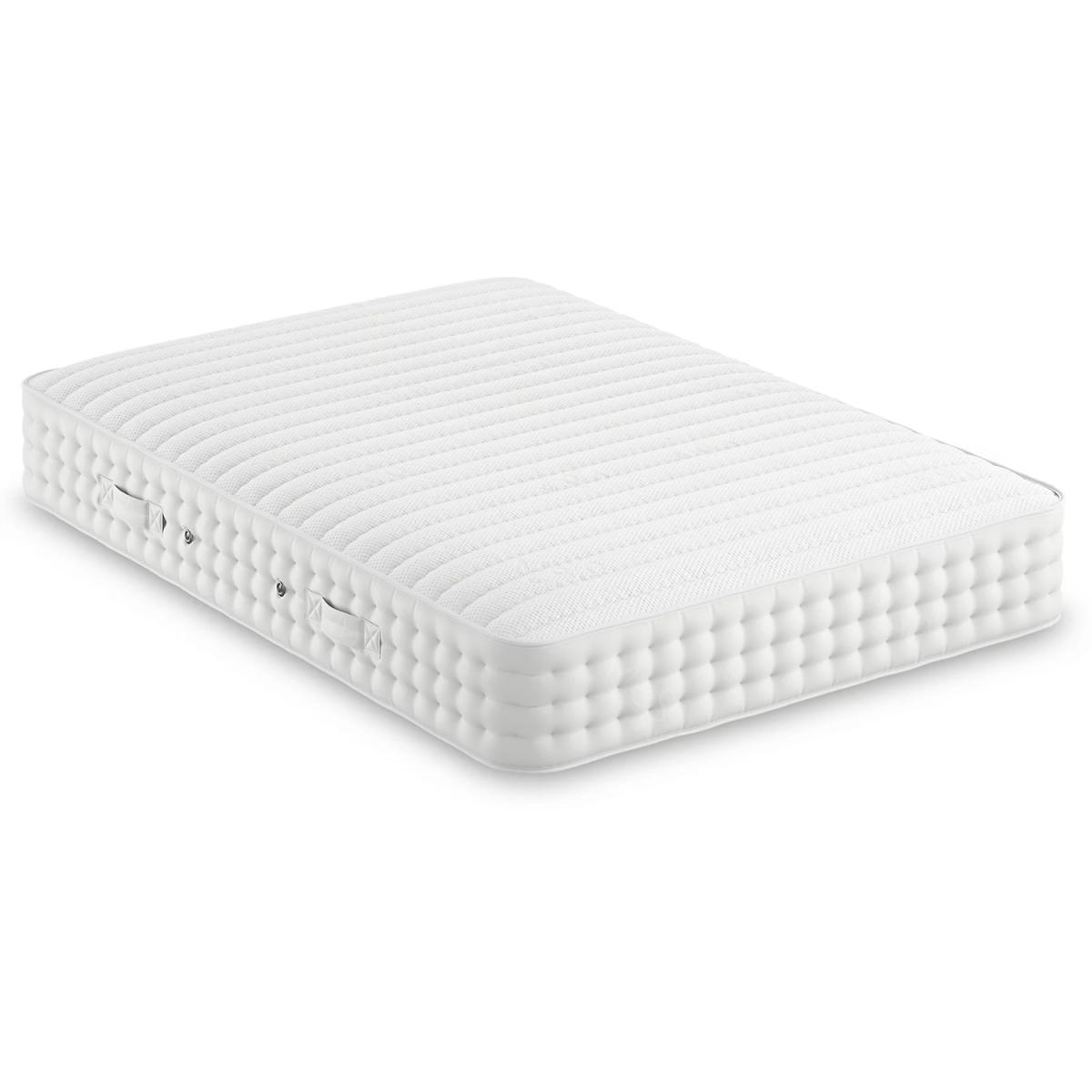 M&S Memory Foam 1250 Pocket Sprung Firm Mattress - 4FT6 - White, White – image 2
