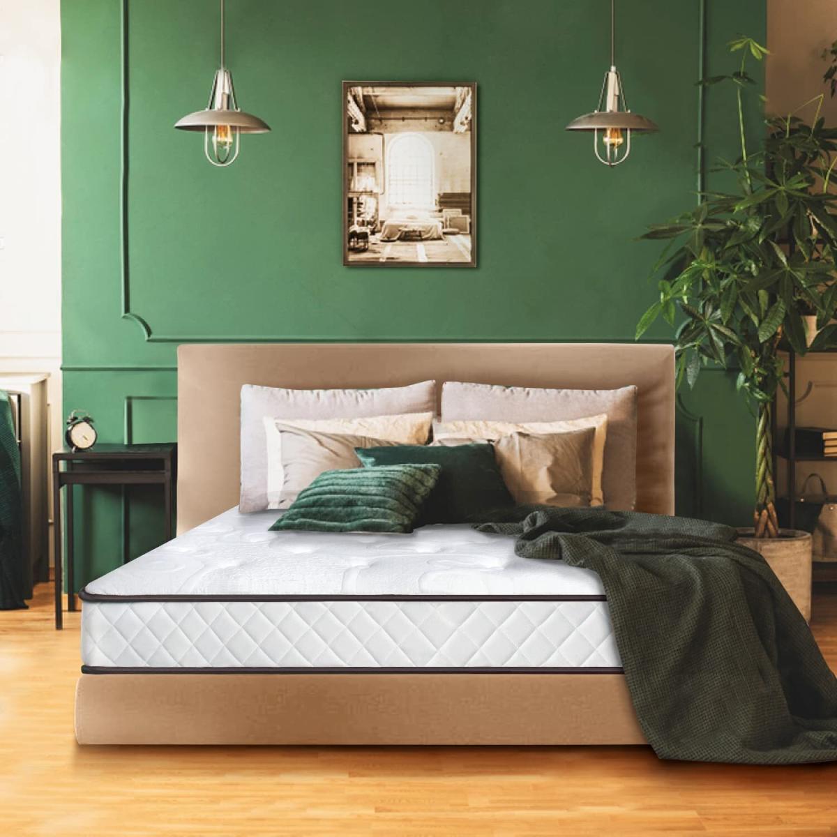 Hybrid Memory Foam Sprung Mattress - White / 20CM / 25.8kg – image 2