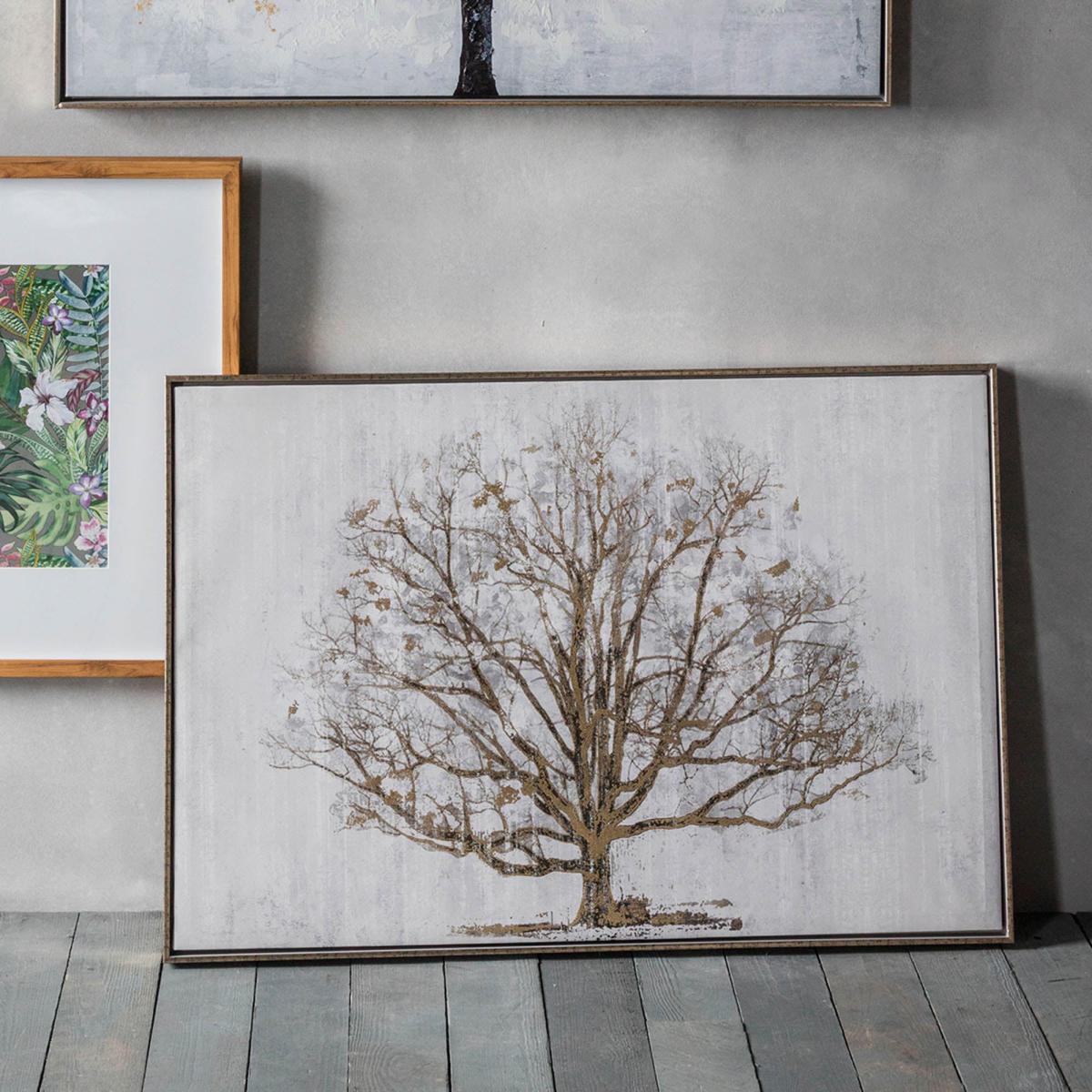 Golden Oak Framed Print Natural – image 1