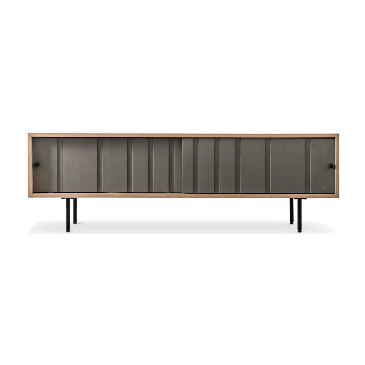 Gallery Direct Bexwell TV Stand for TVs up to 75, Grey – image 1