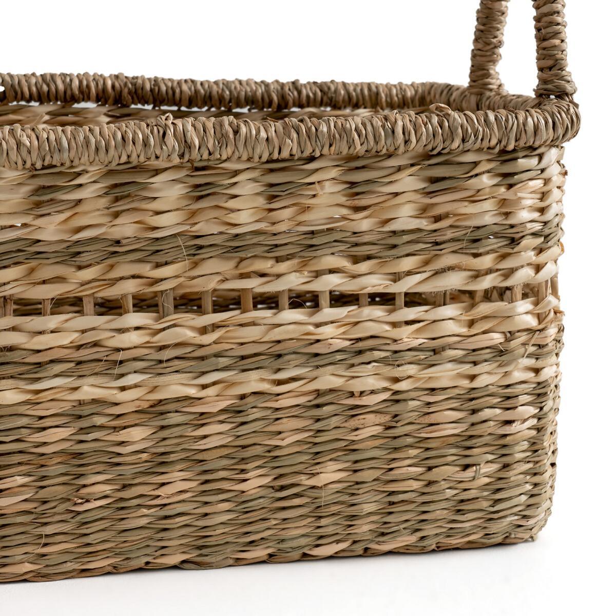 Set of 2 Sola Woven Straw Baskets – image 2