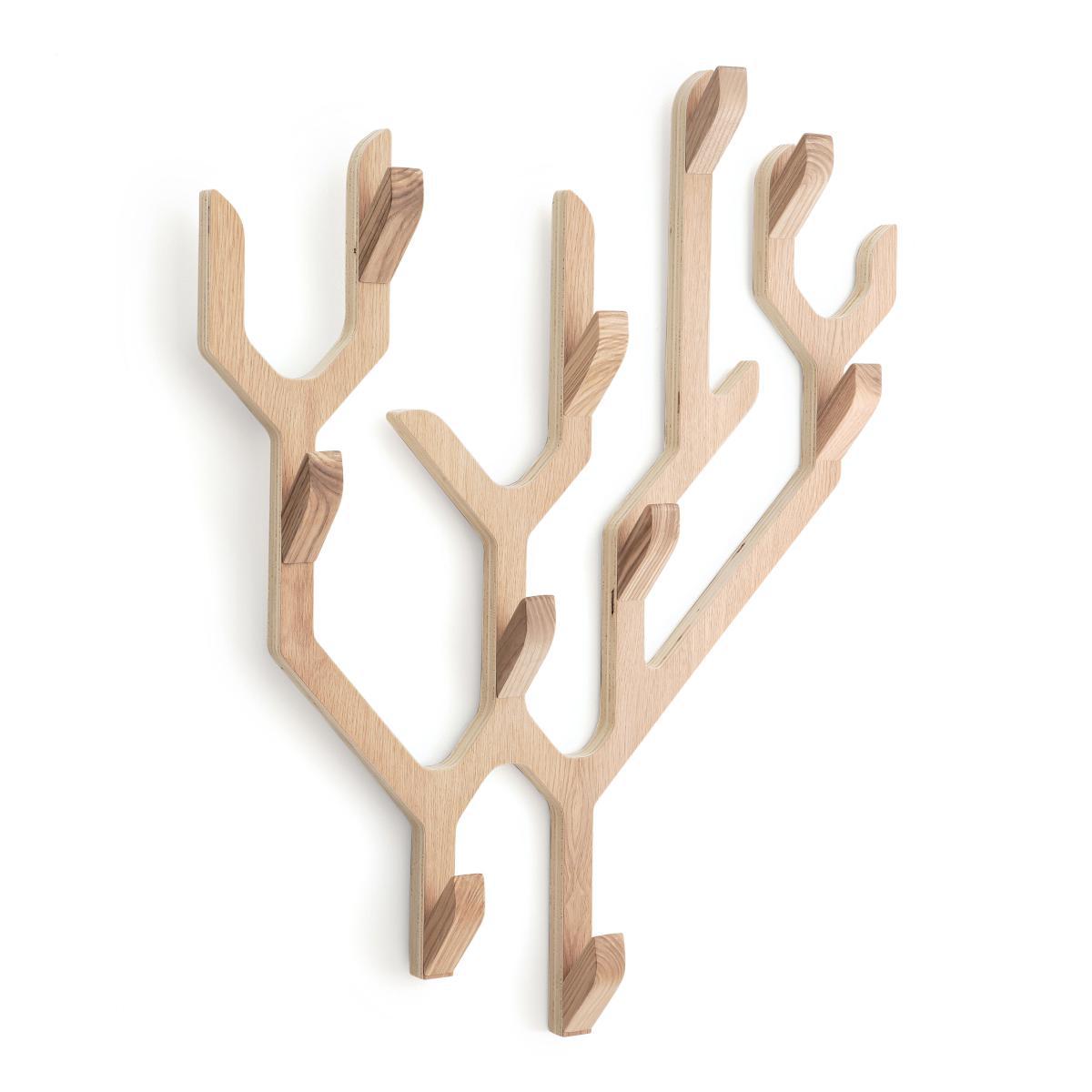 Ambroise Wall coat rack - / L 56 x H 68 cm - Oak by Hartô Natural wood – image 2