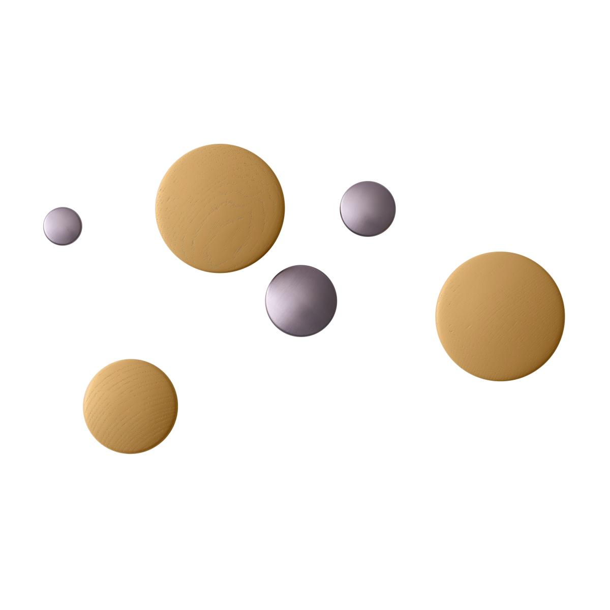 The Dots Metal Hook metal purple / Small - Ø 2.7 cm / Lars Tornoe, 2007 - Muuto – image 3