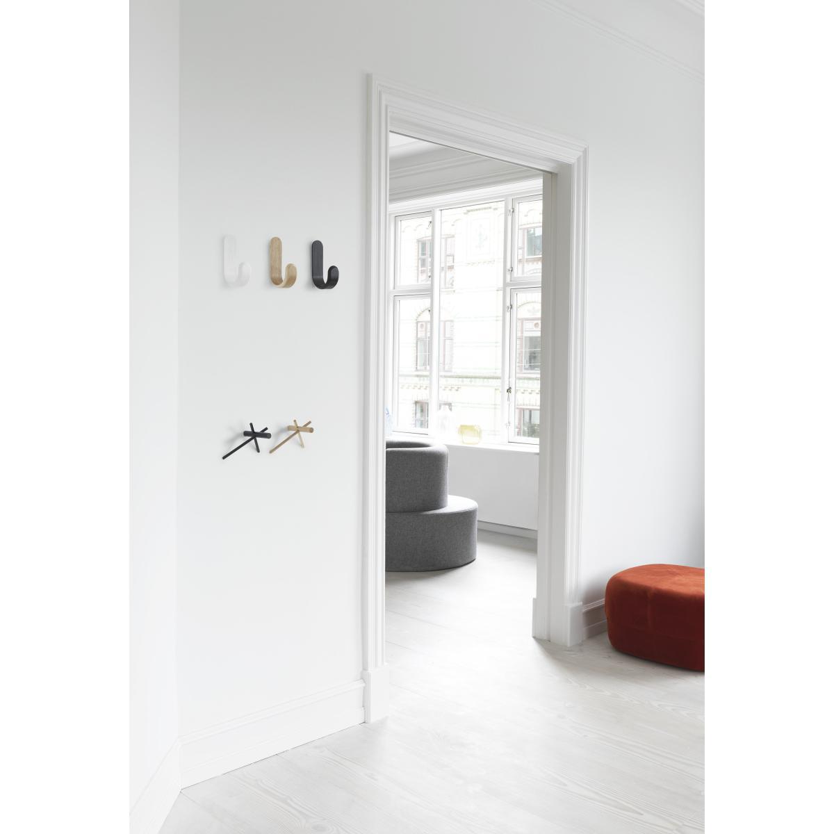 Curve Hook - / Ash by Normann Copenhagen Blue – image 3