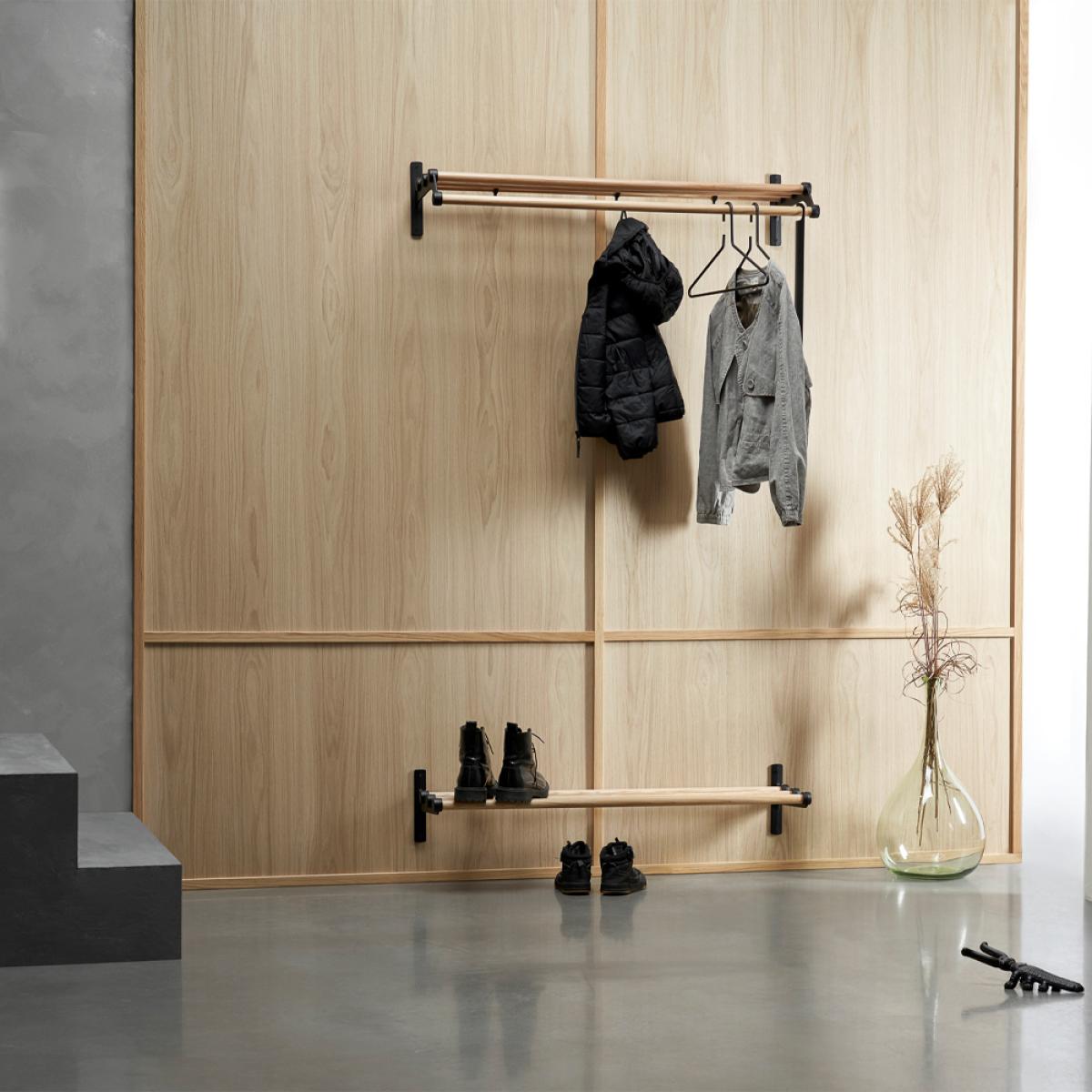 Essem Design Nostalgi 291 hat shelf Chrome black – image 2