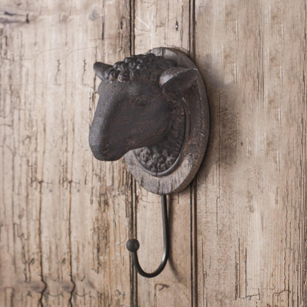 Gallery Interiors Sheep Head Hook – image 2