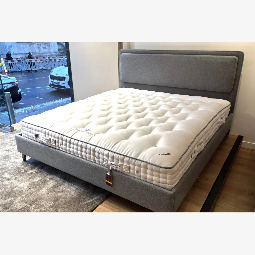Vispring Charlotte Bedstead and Imperial Mattress - Super King Size - Ex Display.