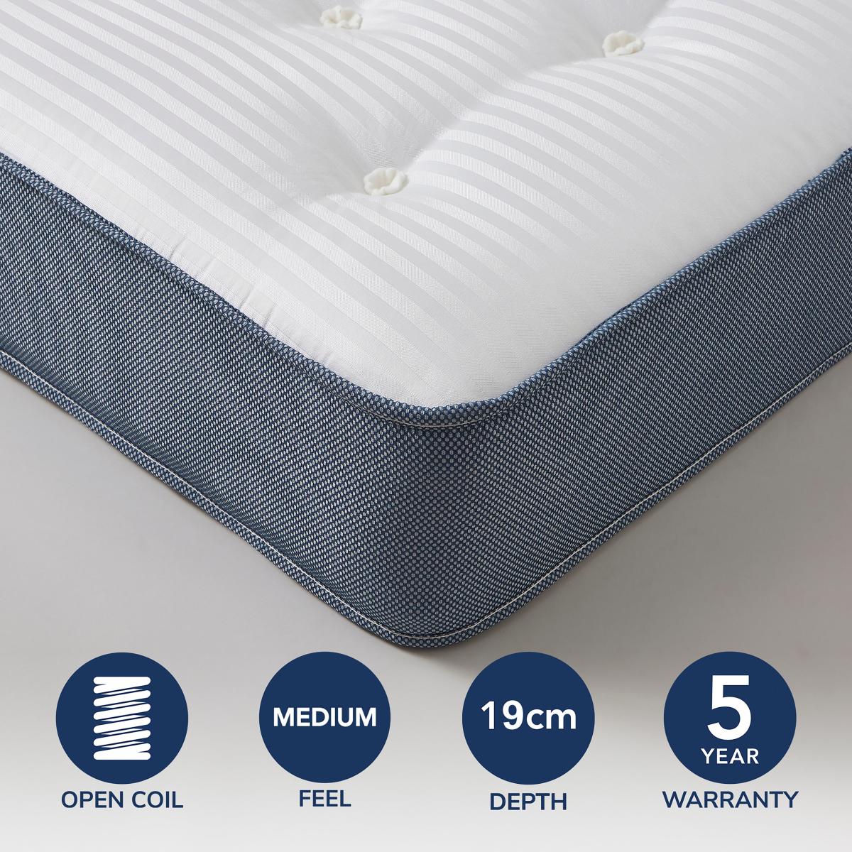 Crib 5 1000 Pocket Mattress White – image 2