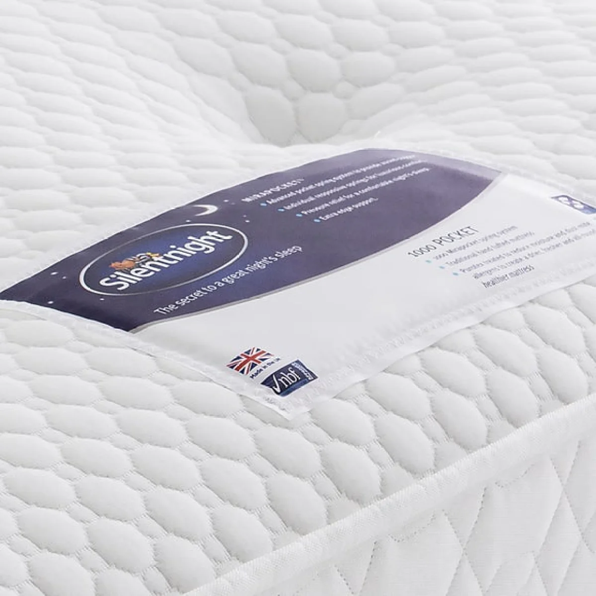 Silentnight Firm 1000 Pocket Orthopaedic Mattress White – image 5