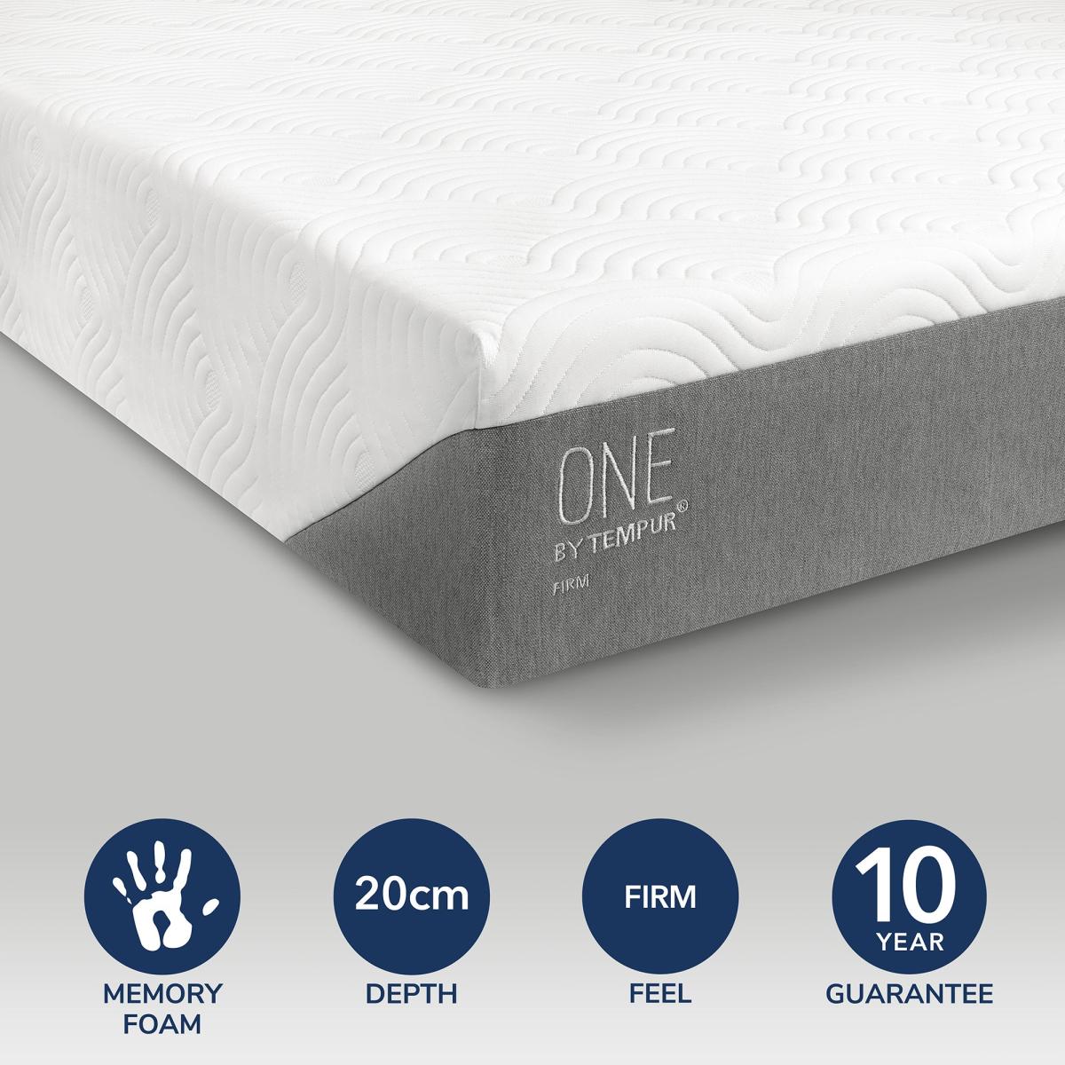 Tempur One Firm Memory Foam Mattress Grey – image 2