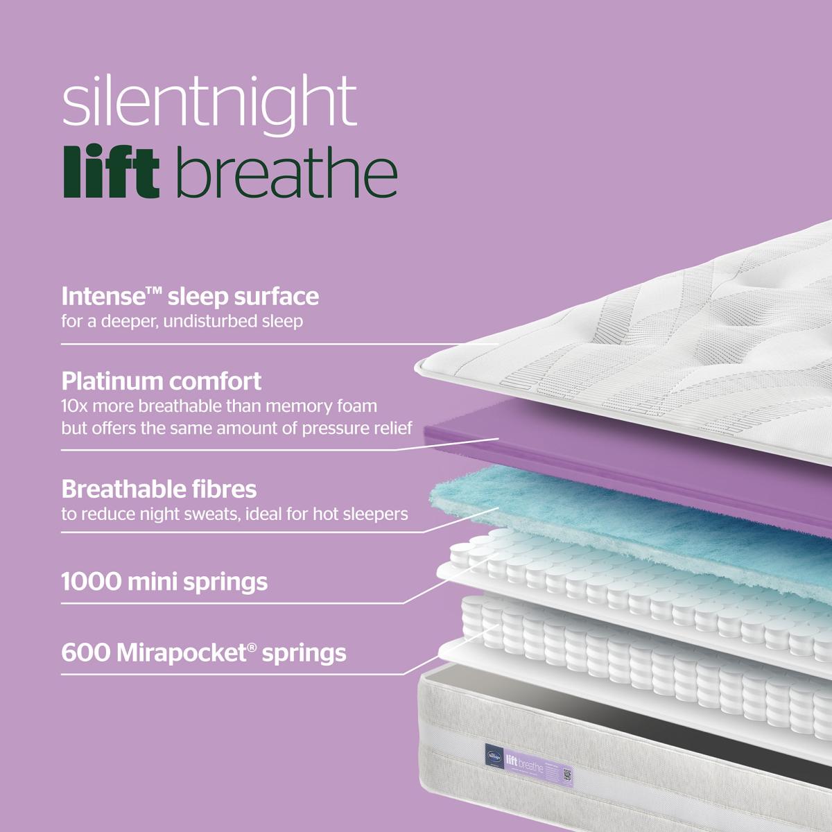 Silentnight Lift Breathe Mattress White – image 10