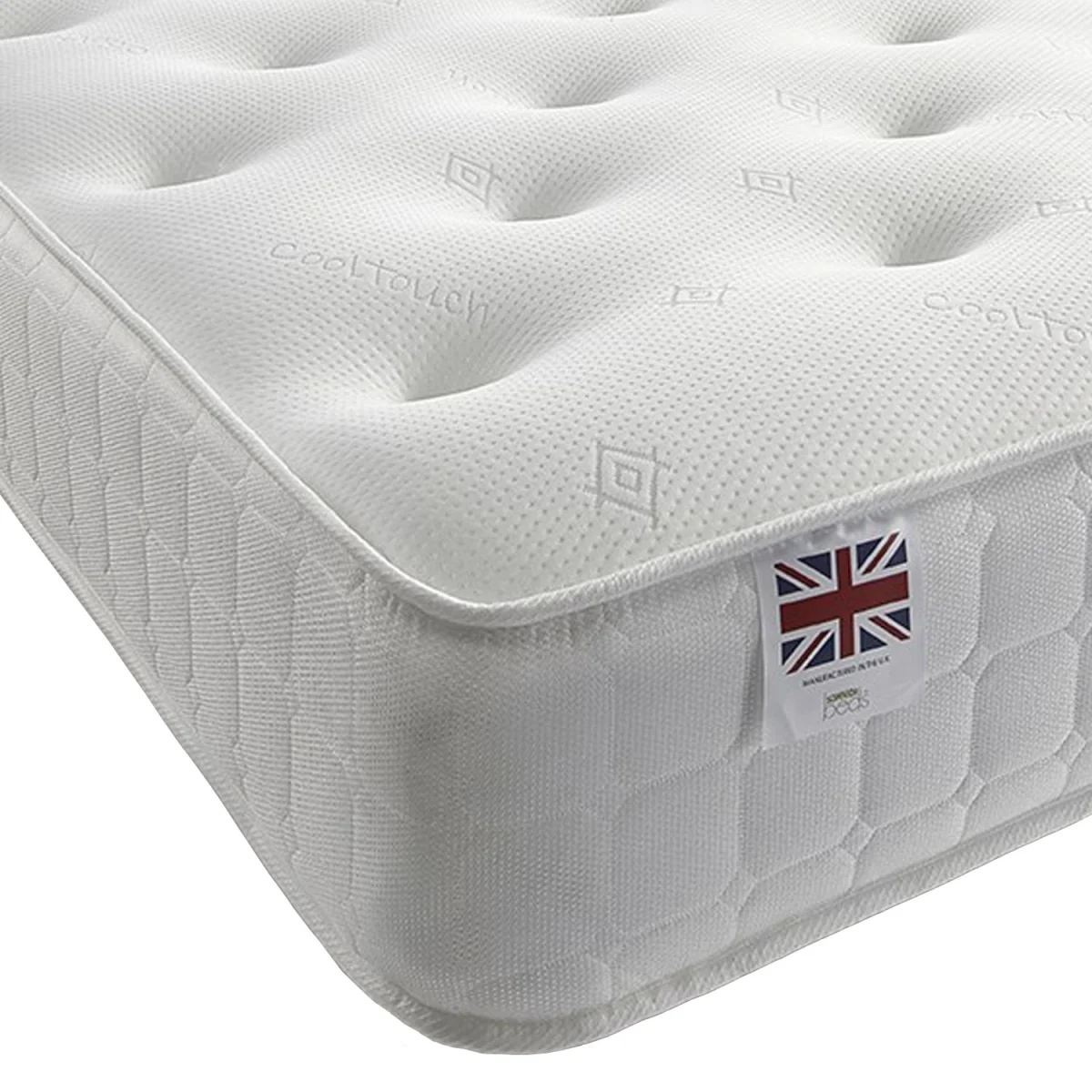 Classic Small Single 2'6 Coil Sprung Bonnell Mattress - Medium Firmness – image 1