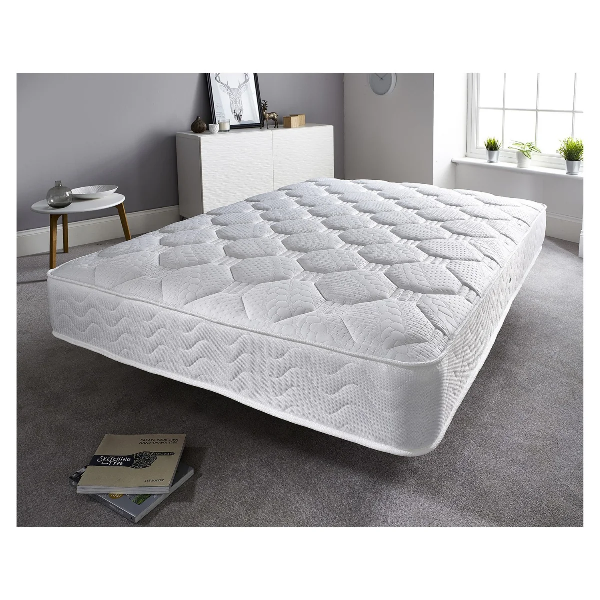 Luxury 1000 Pocket Sprung Combination Small Single 2'6 Mattress - Medium/Firm Firmness – image 2