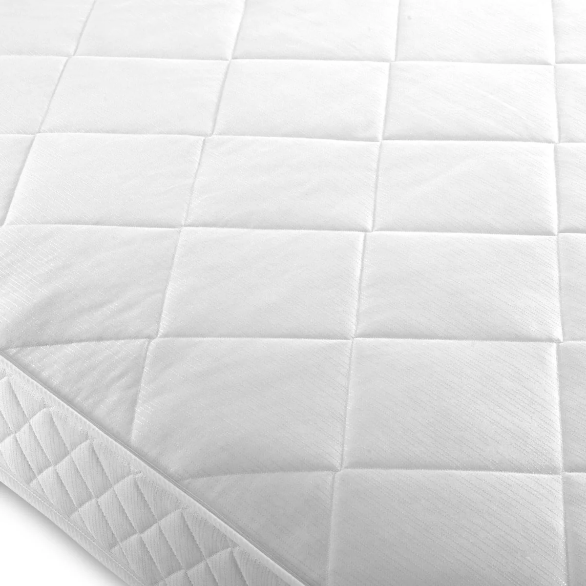Luxury Quilted Small Double 4ft Coil Sprung Mattress - Medium/Firm – image 3