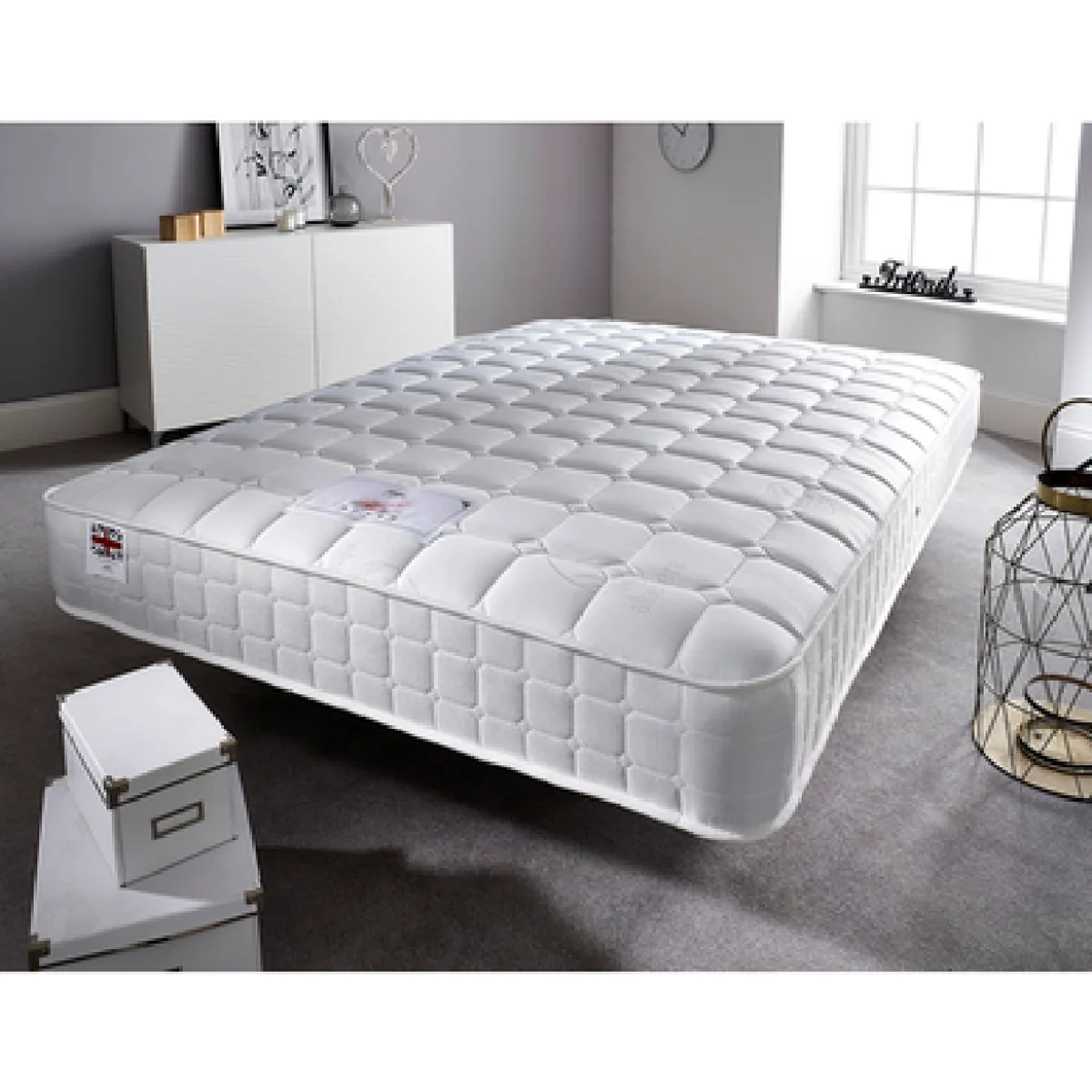 Cool Blue King Size 5'0 Bonnell Mattress - Medium Firmness – image 2