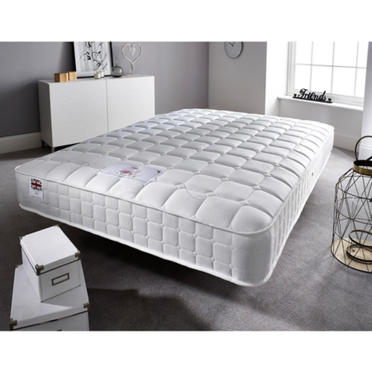 Cool Blue Small Single 2'6 Bonnell Mattress - Medium Firmness – image 2