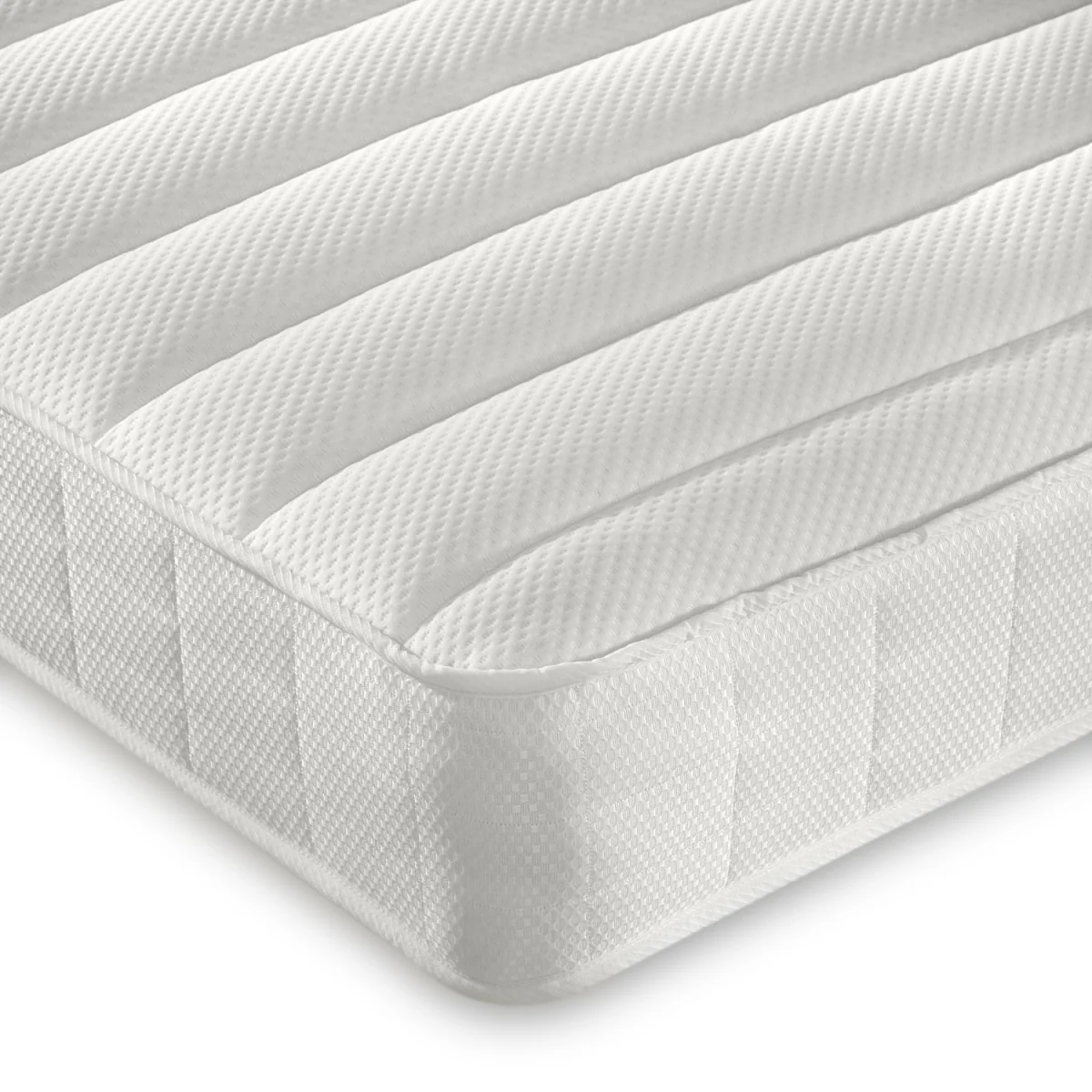 Pair of Noah Coil Sprung Memory Foam Single Mattress - Medium/Firm – image 4