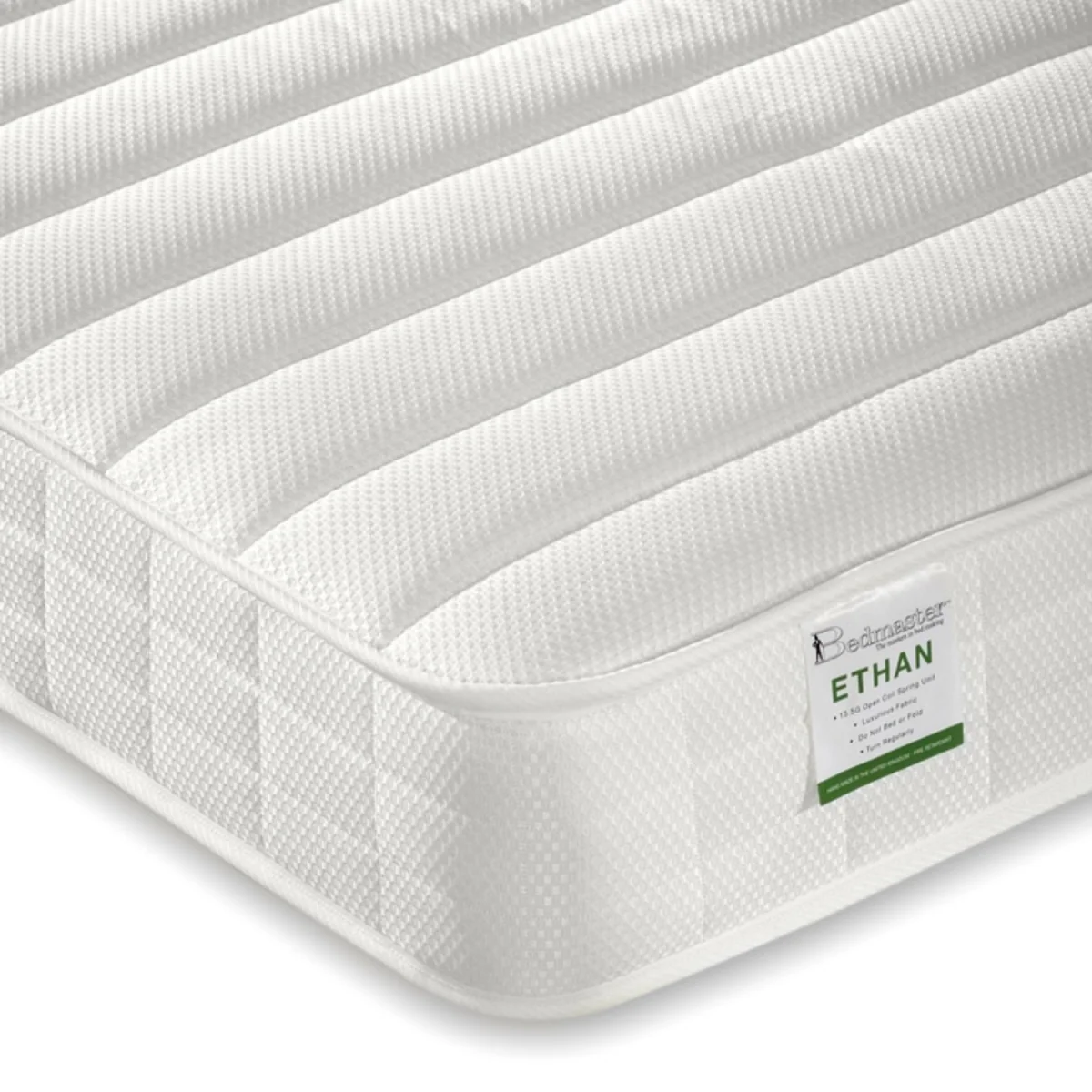 Ethan Luxury Quilted Coil Sprung Double Mattress - Medium Firmness – image 2