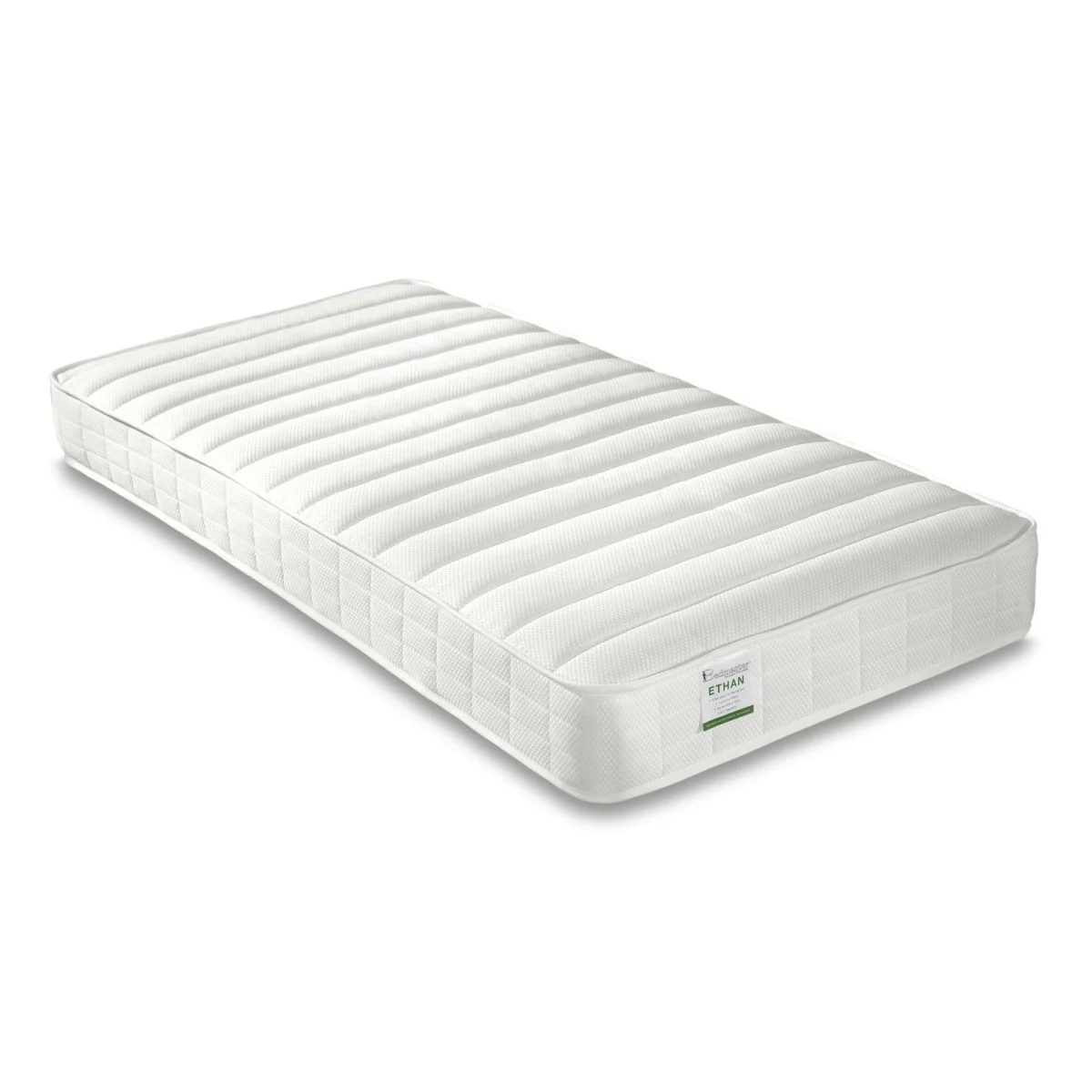 Ethan Luxury Quilted Coil Sprung Double Mattress - Medium Firmness – image 3
