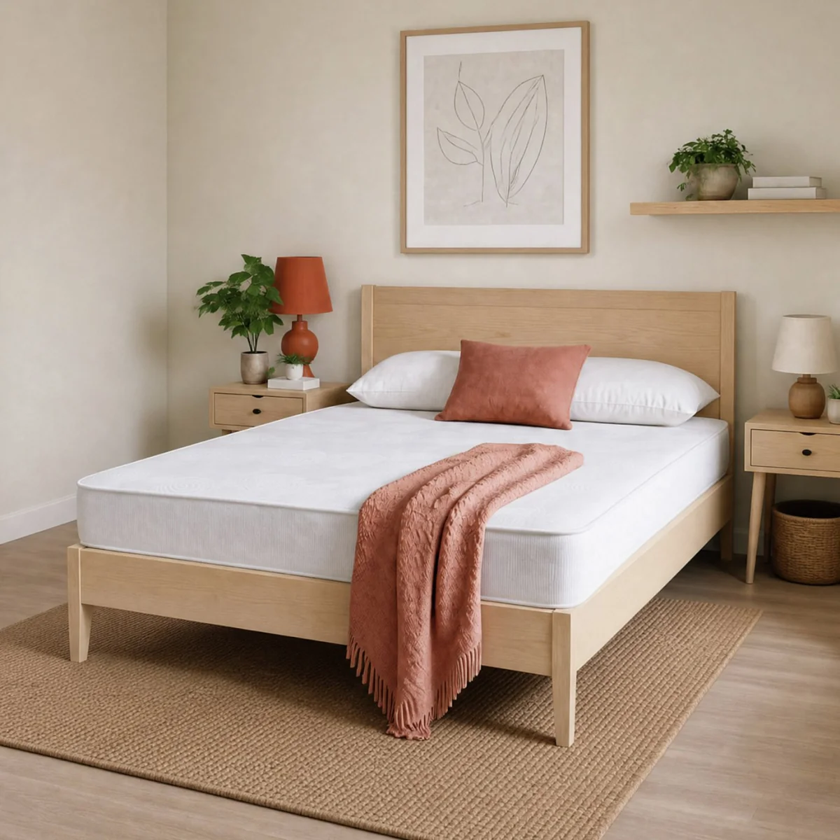 Nestledown Sprung Open Coil Firm Mattress - Kingsize – image 2