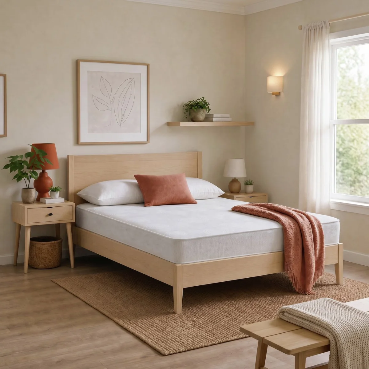 Nestledown Sprung Open Coil Firm Mattress - Kingsize – image 4