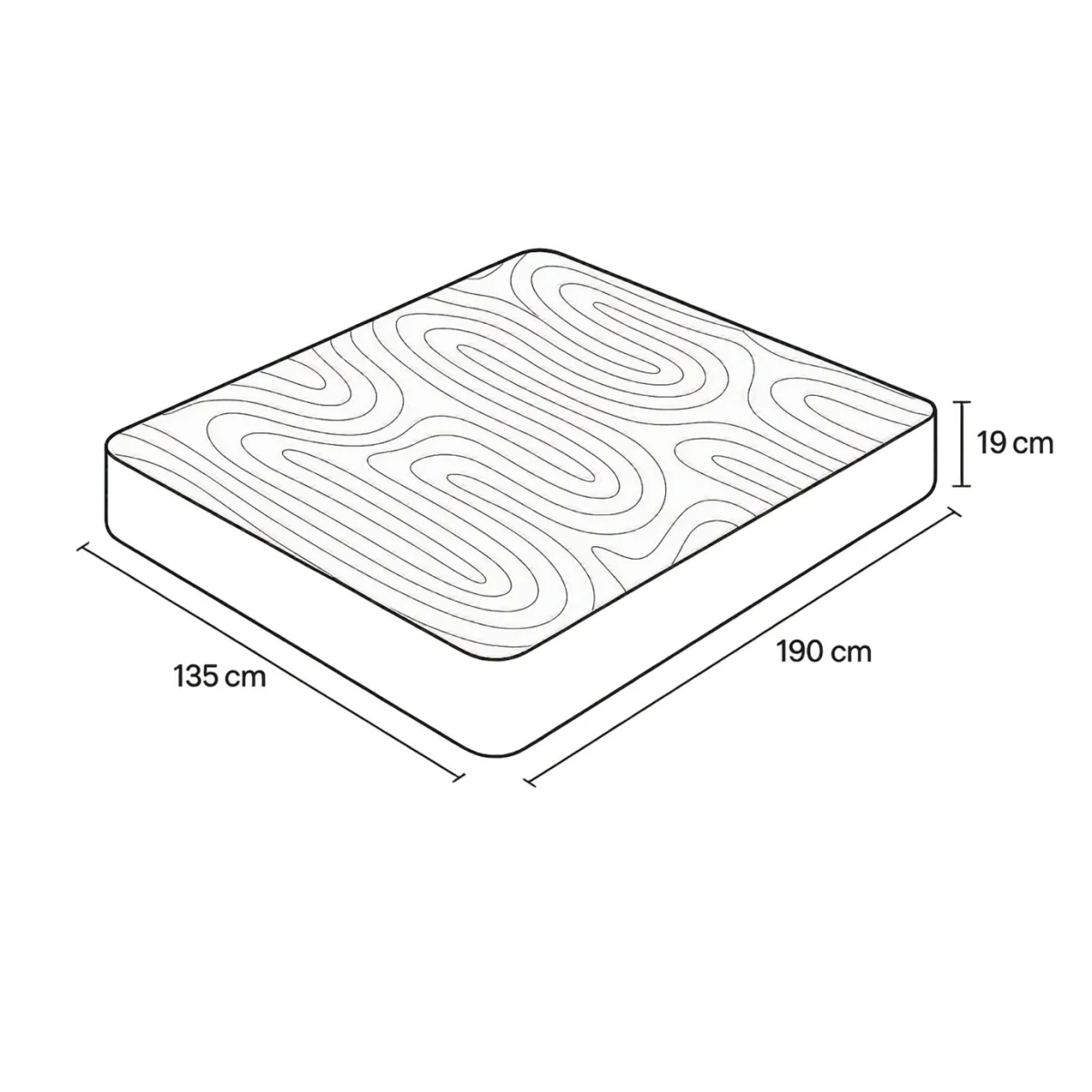 Dormeo Levanto Memory Foam Mattress - Double – image 12