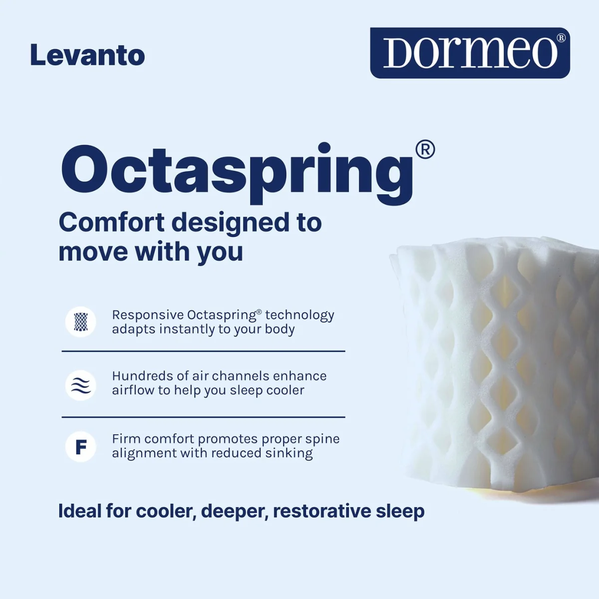 Dormeo Levanto Memory Foam Mattress - Double – image 4