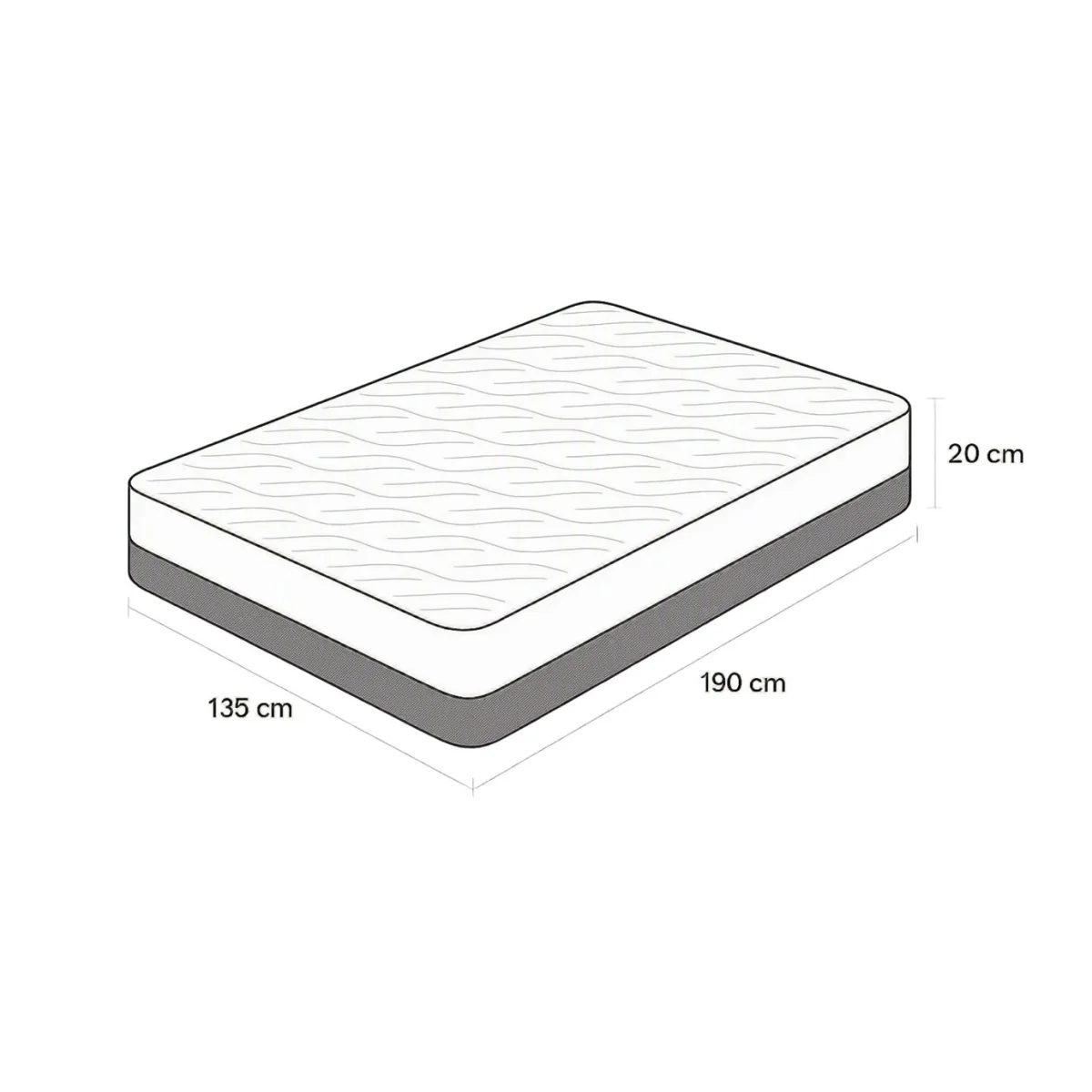 Dormeo Sereno Rolled Mattress - Double – image 12