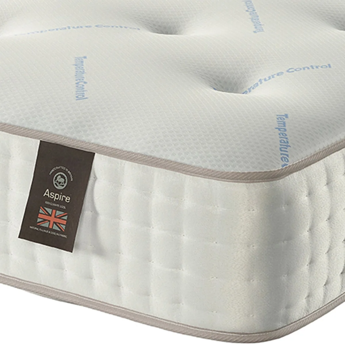 Aspire Dual Sided Temperature Control 1000 Pocket Sprung Mattress - Double – image 2