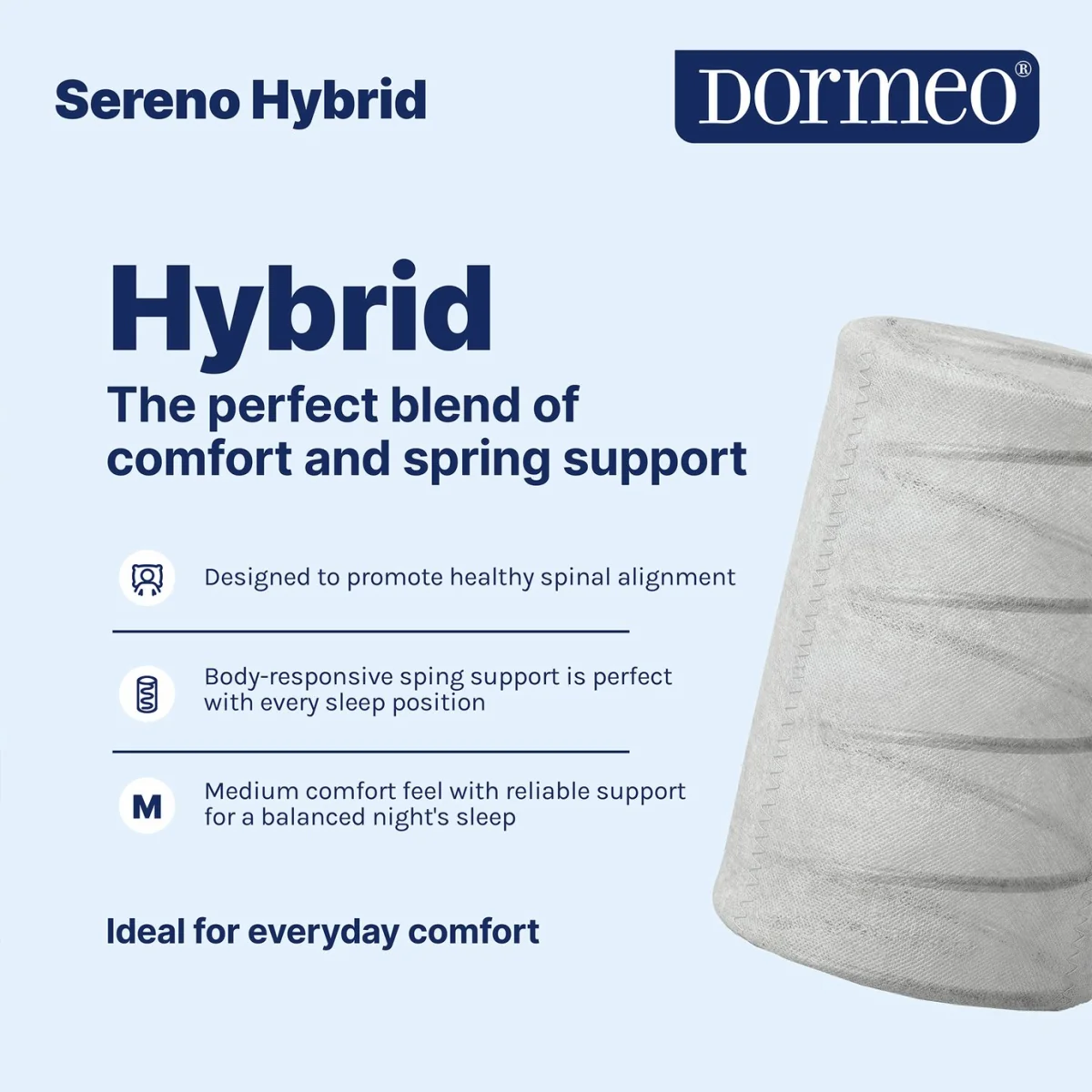 Dormeo Sereno Hybrid Mattress - King – image 4