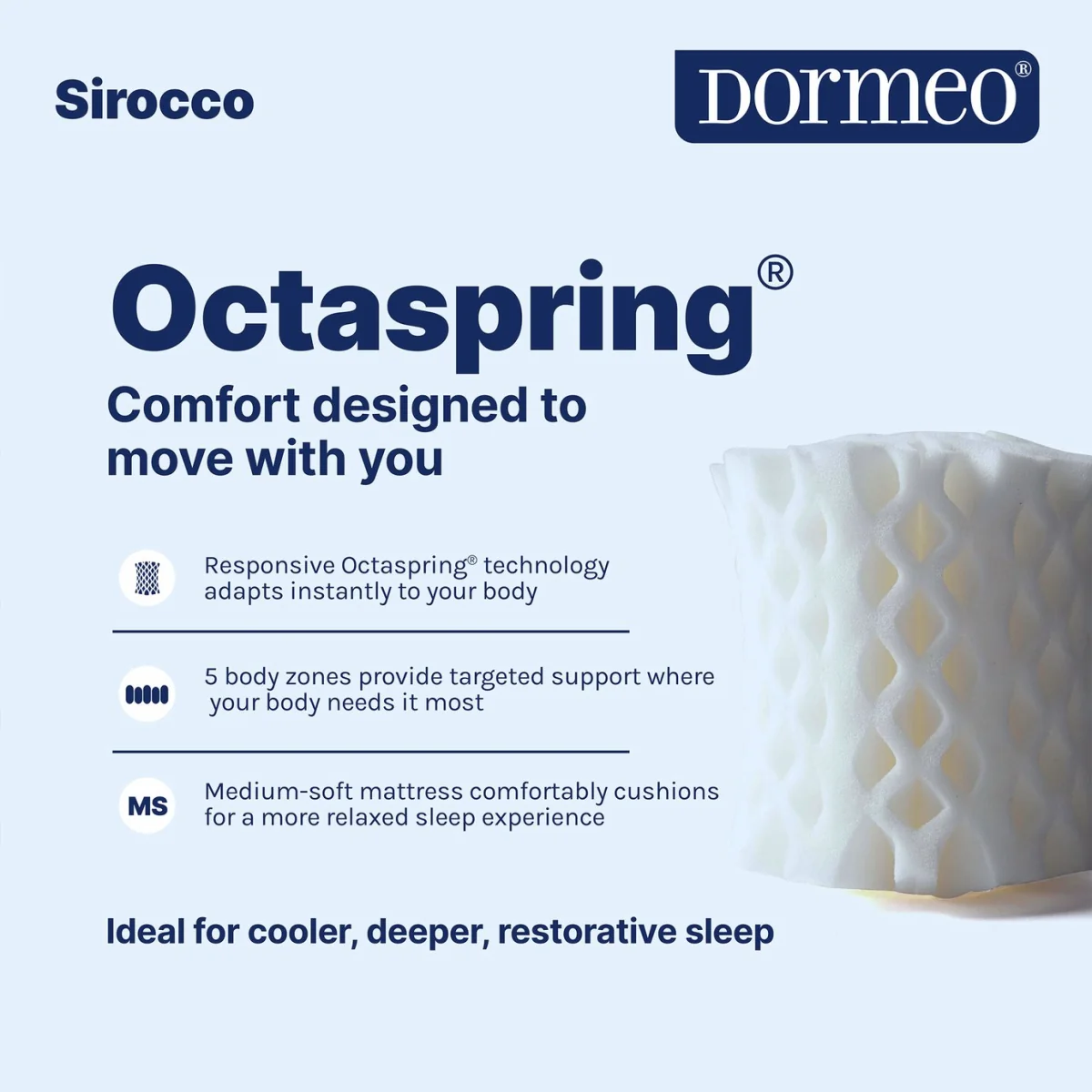 Dormeo Sirocco Memory Foam Mattress - King – image 4