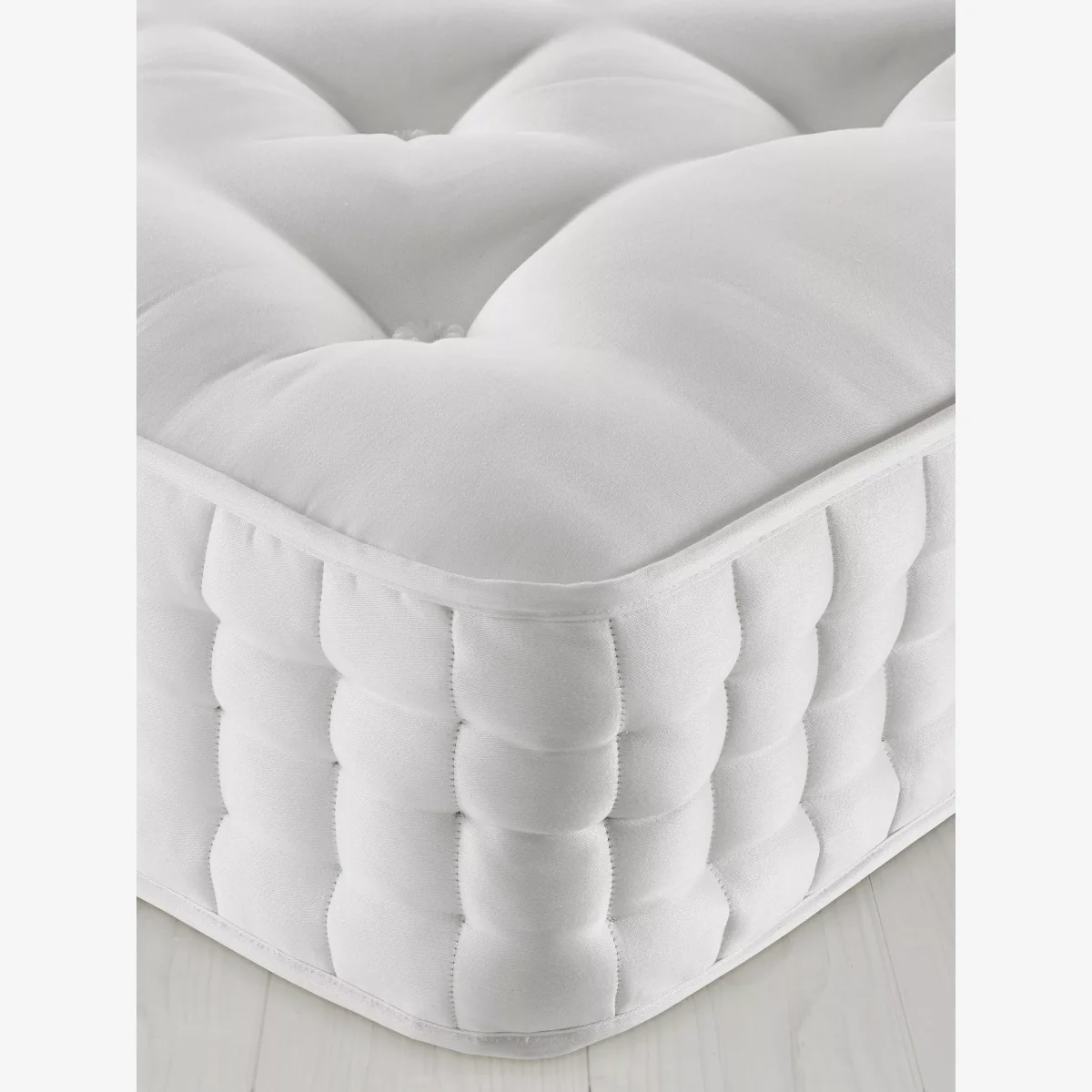 John Lewis & Partners Natural Collection Goat Angora 16400, Double, Medium Tension Pocket Spring Mattress – image 1