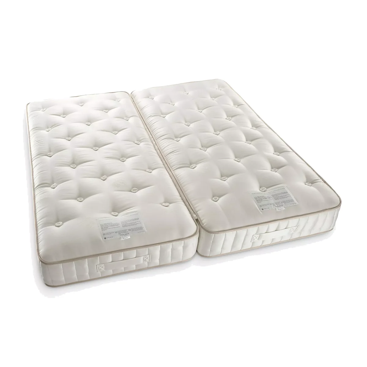 John Lewis & Partners Luxury Natural Collection Egyptian Cotton 5750, King Size, Firmer Tension Pocket Spring Zip Link Mattress – image 1