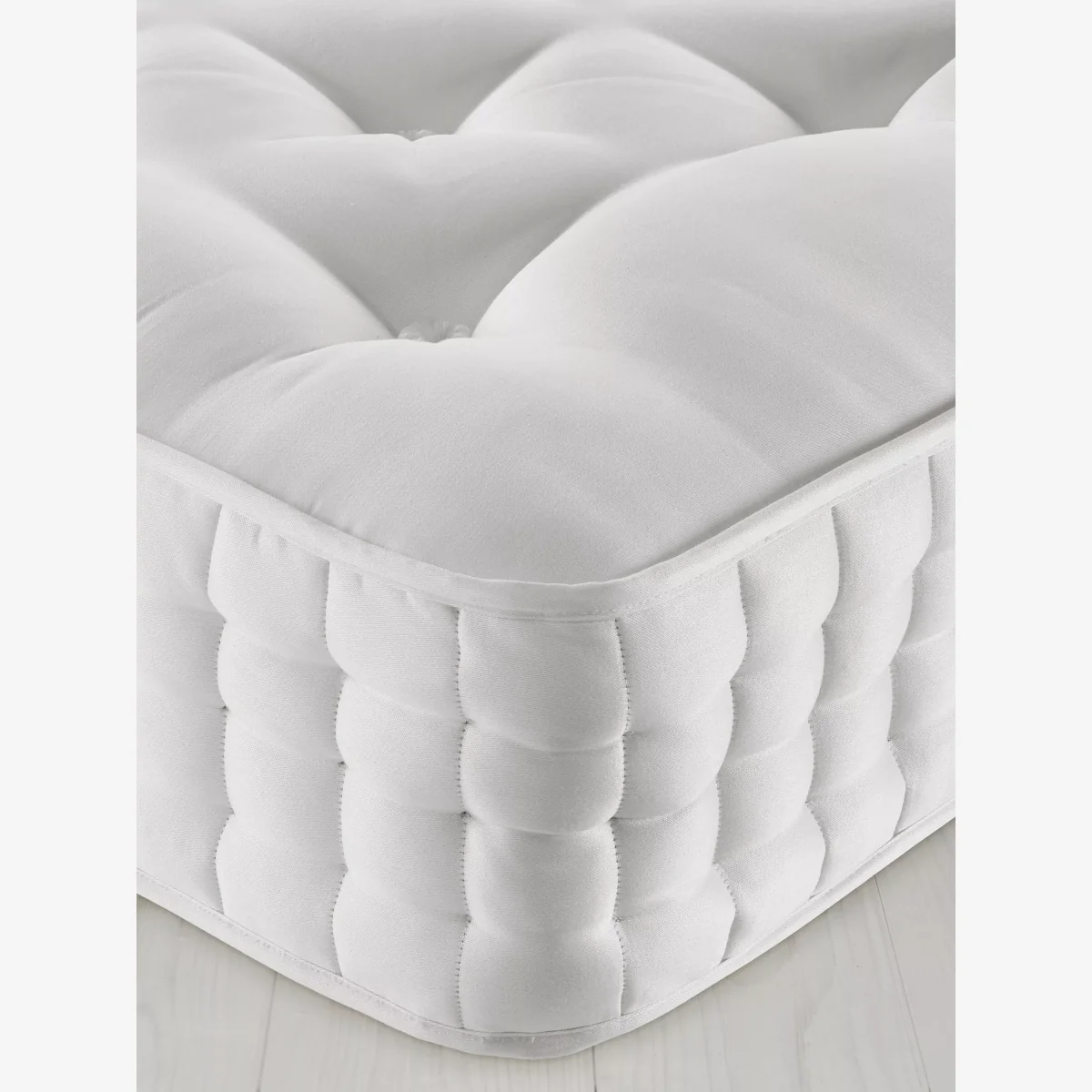 John Lewis & Partners Natural Collection Wensleydale Wool 13400, Double, Firm Tension Pocket Spring Mattress – image 1