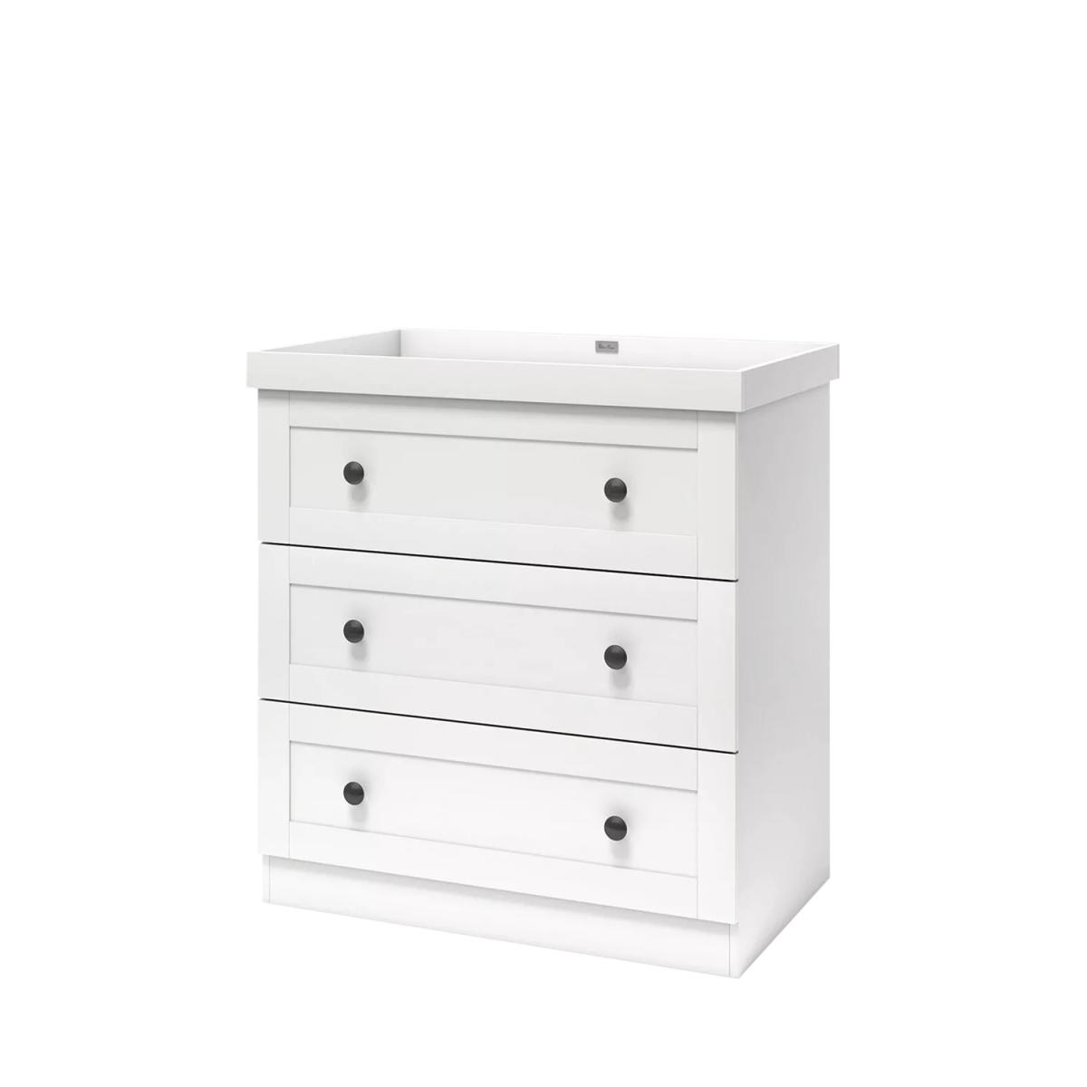 Silver Cross Bromley Cotbed, Mattress, Dresser and Wardrobe, White – image 7