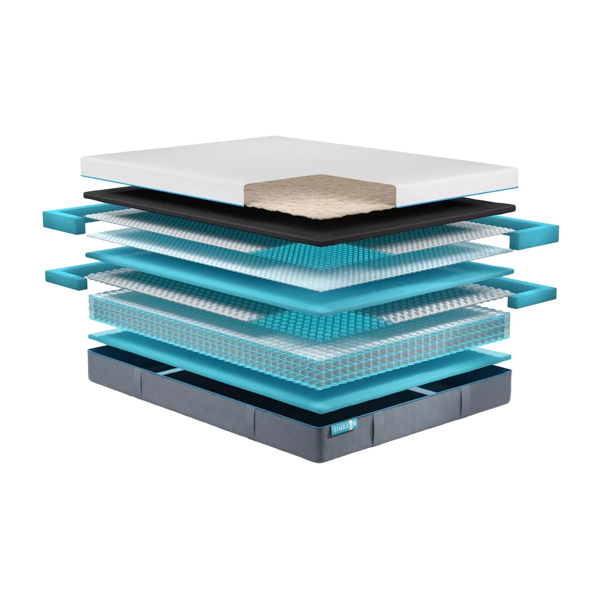 Simba Hybrid® Luxe Mattress, Medium/Firm Tension, Single – image 1