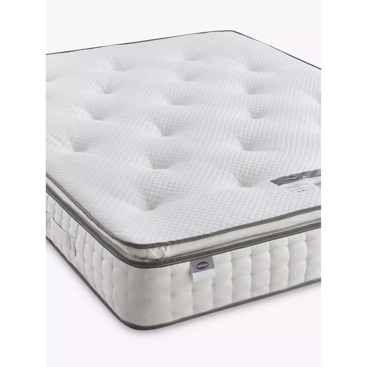Silentnight Sleep Genius 800 Pocket Eco Comfort Pillowtop Mattress, Firm Tension, King Size – image 3