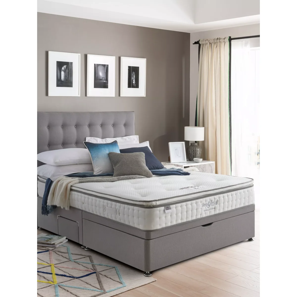 Silentnight Sleep Genius 800 Pocket Eco Comfort Pillowtop Mattress, Firm Tension, King Size – image 4