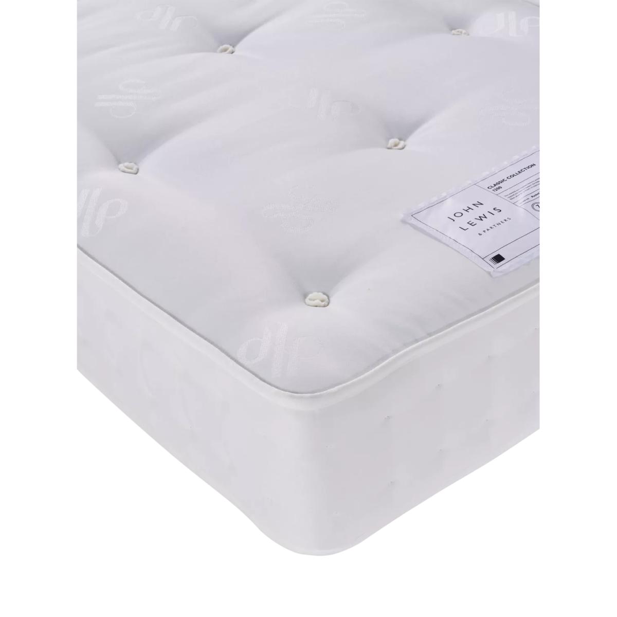 John Lewis Classic Collection 1200 Pocket Spring Mattress, Firm Tension, Single – image 2