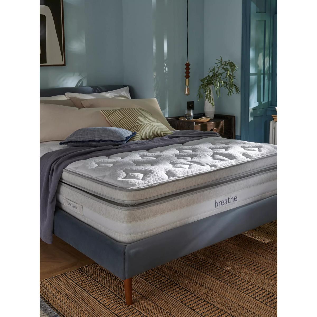 John Lewis Breathe 3800 Pocket Spring Box Top Mattress, Medium Tension, Double – image 6