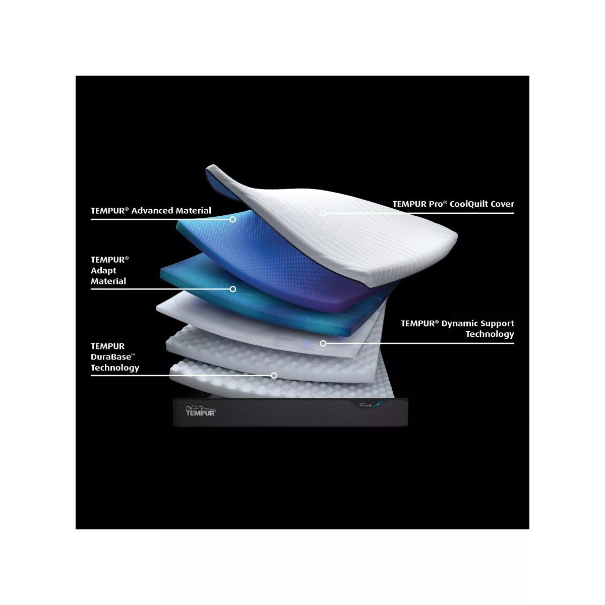 TEMPUR Pro® Luxe CoolQuilt, Soft Tension, Small Double – image 5