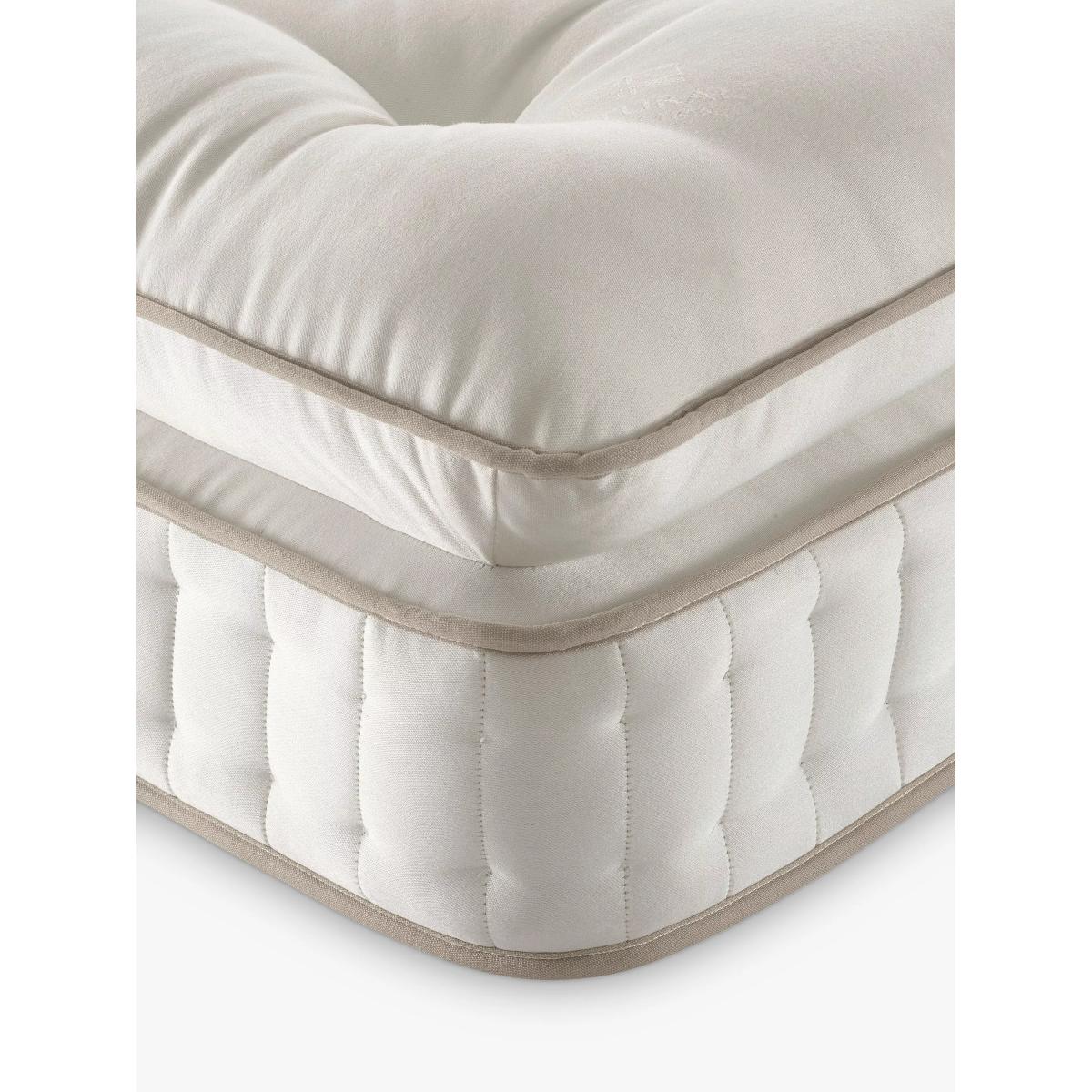 John Lewis OUTLET Luxury Natural Collection British Wool Pillowtop 11000, Single, Regular Tension Pocket Spring Mattress, Like New – image 3