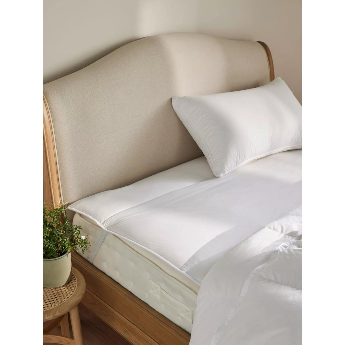 John Lewis Natural Collection British Wool Mattress Enhancer – image 2