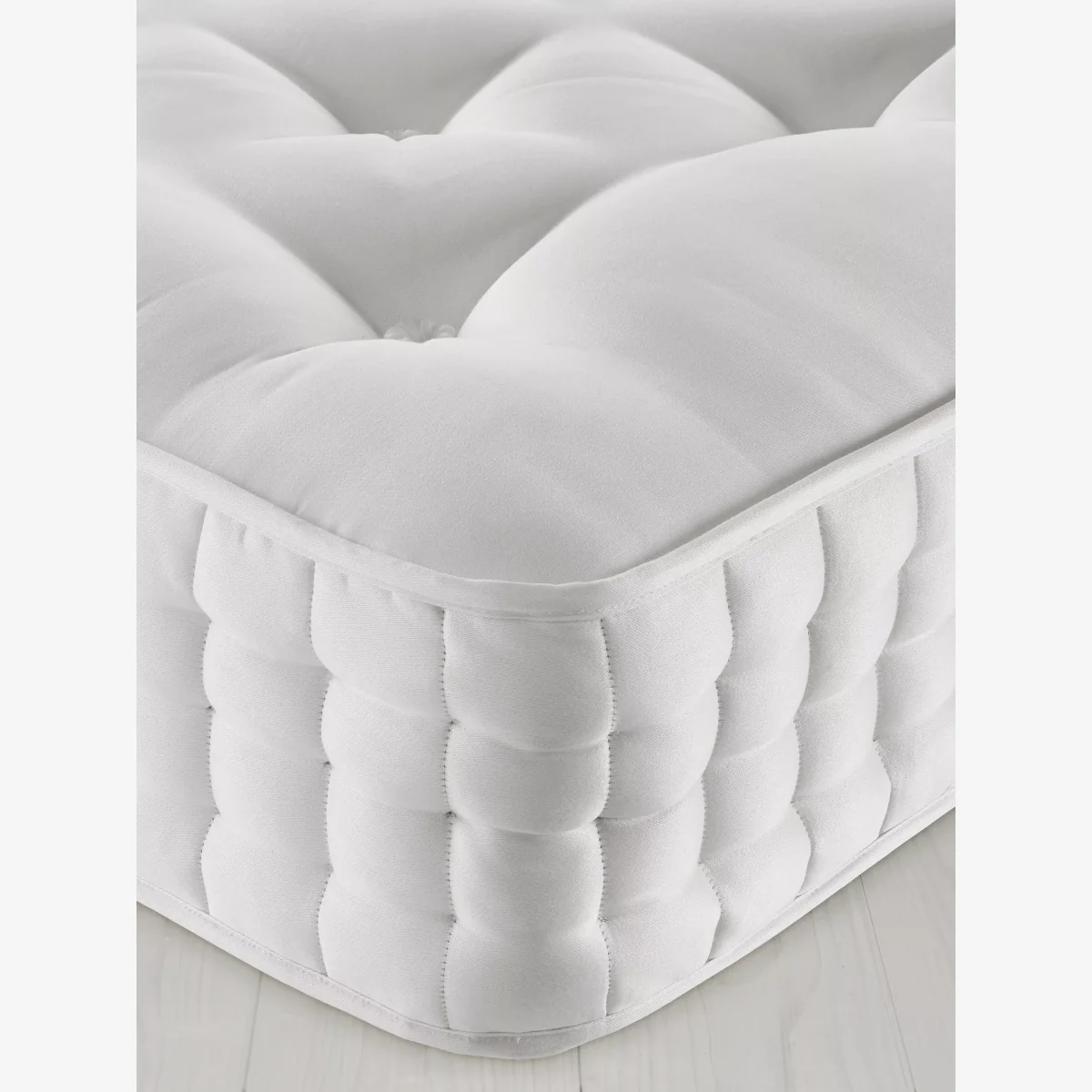John Lewis & Partners Natural Collection Wensleydale Wool 13400, Single, Firm Tension Pocket Spring Mattress – image 1