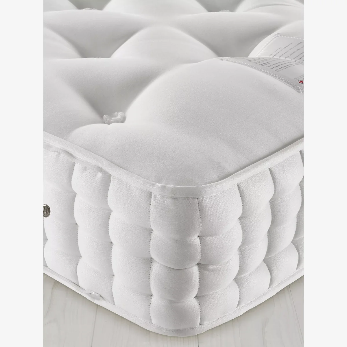 John Lewis & Partners Natural Collection Silk 19400, Super King Size, Medium Tension Pocket Spring Zip Link Mattress – image 1